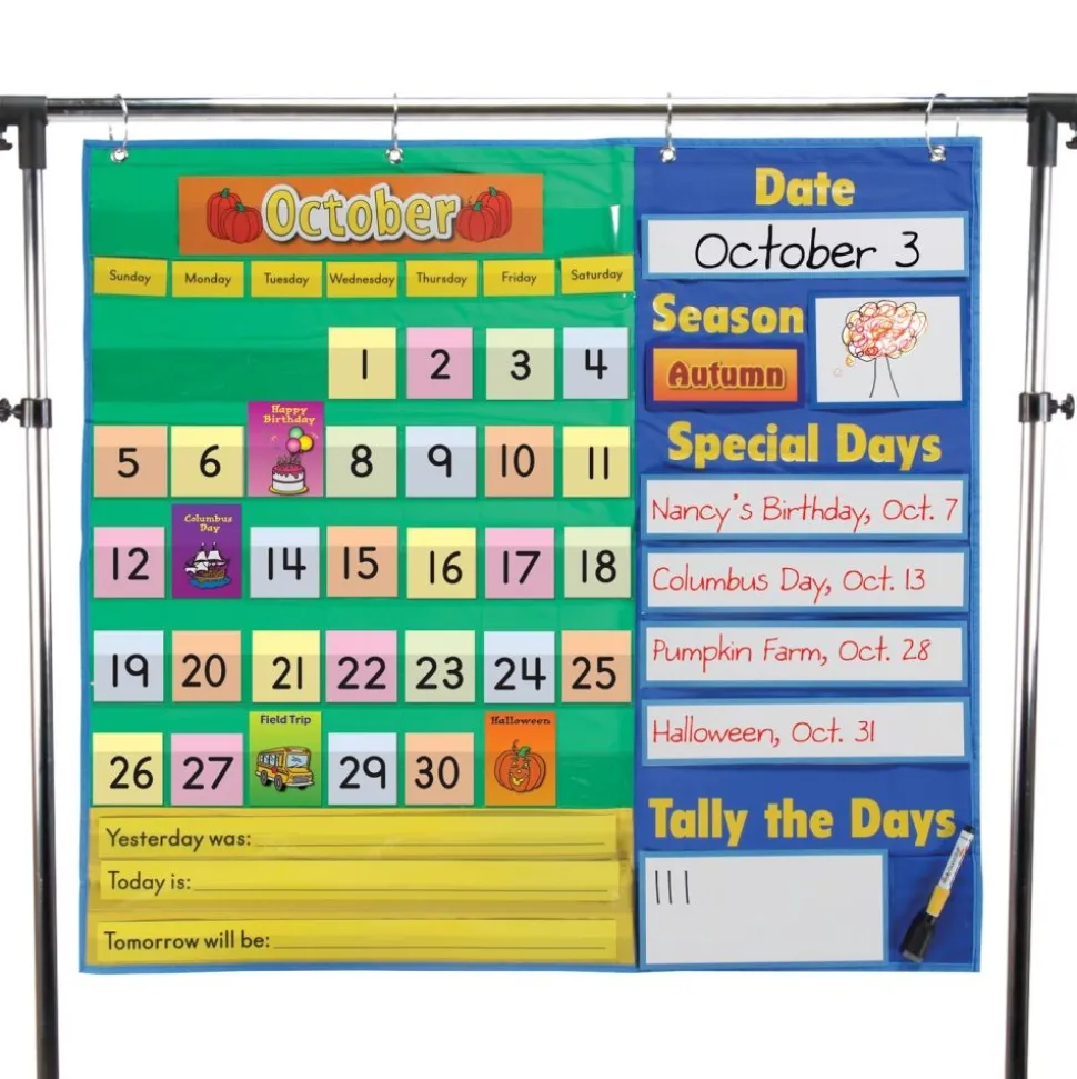 Really Good Stuff® Today's Calendar Pocket Chart™