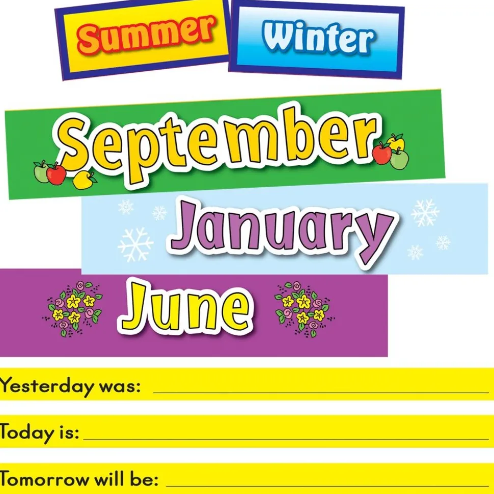 Really Good Stuff® Today's Calendar Pocket Chart™