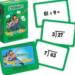 Really Good Stuff® Tug of War Intermediate Math Card Set - 5 Card Set