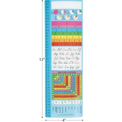 Really Good Stuff® Vertical Zaner-Bloser Cursive Desktop Helpers™, Vinyl, Self-Adhesive- Set of 24 - Intermediate