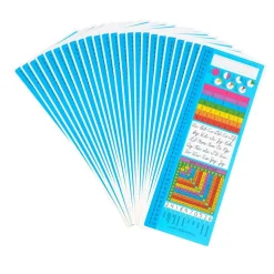 Really Good Stuff® Vertical Zaner-Bloser Cursive Desktop Helpers™, Vinyl, Self-Adhesive- Set of 24 - Intermediate