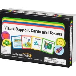 Really Good Stuff® Visual Support Folder and Cards