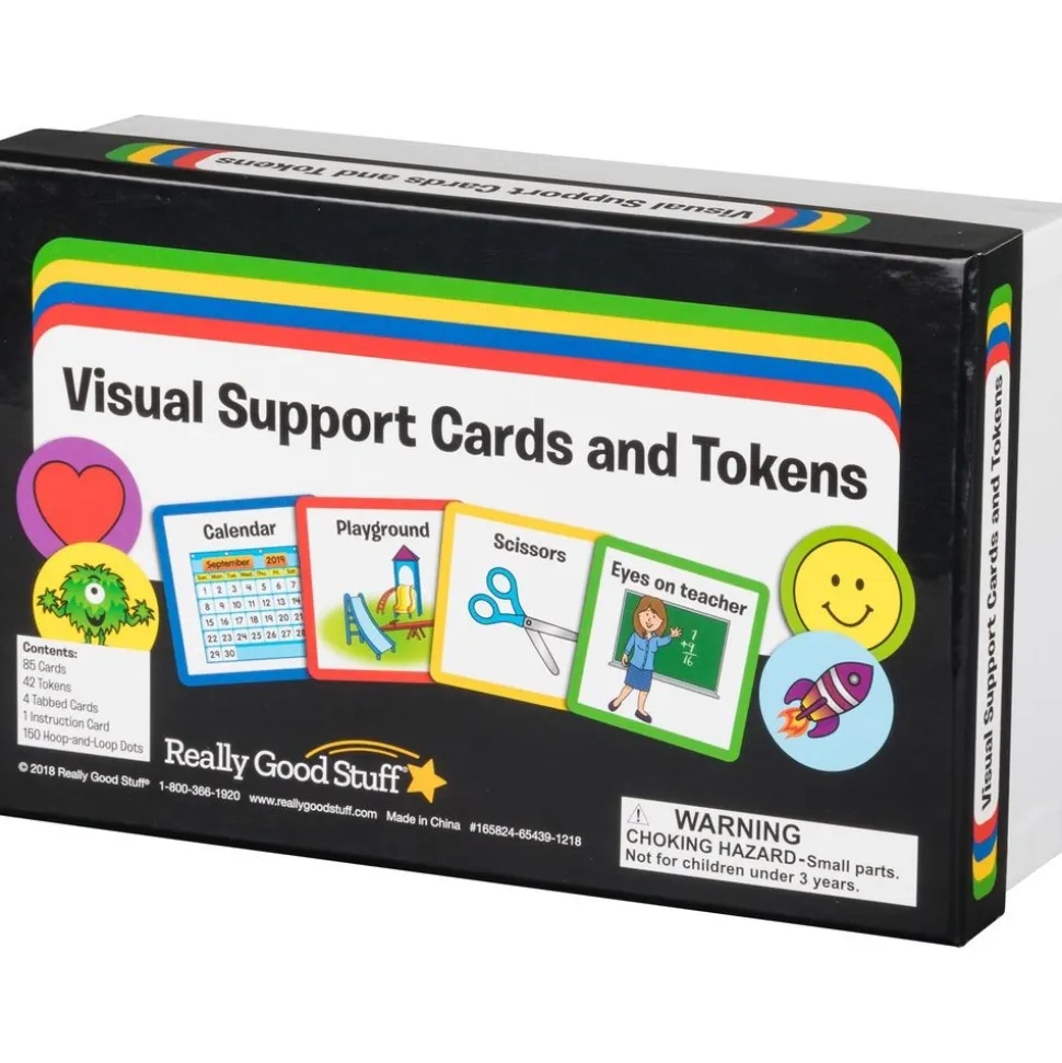 Really Good Stuff® Visual Support Folder and Cards