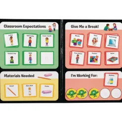 Really Good Stuff® Visual Support Folder and Cards