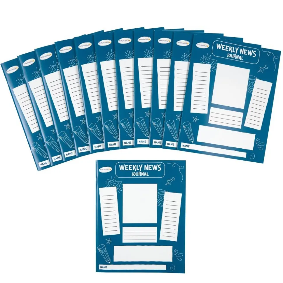 Really Good Stuff® Weekly News Journal - Set of 12
