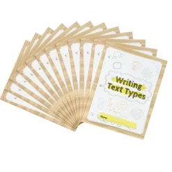 Really Good Stuff® Writing Text Types Folders Intermediate, Tri-Fold, 3-Pocket- Set of 12