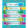 Really Good Stuff® Yoga Attitude Poster