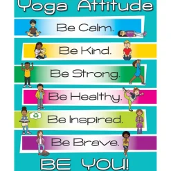 Really Good Stuff® Yoga Attitude Poster