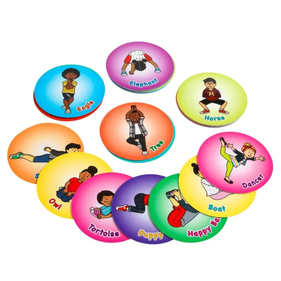 Really Good Stuff® Yoga Chips - Set of 24