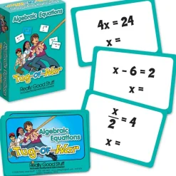 Really Good Tug-Of-War: Simple Algebraic Equations - 64 cards