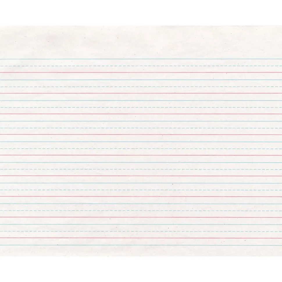Red Baseline Newsprint - 500 Sheets