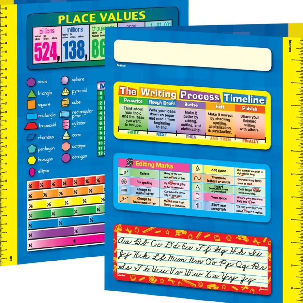 Resource Folder - Zaner Bloser - Intermediate - 12 folders