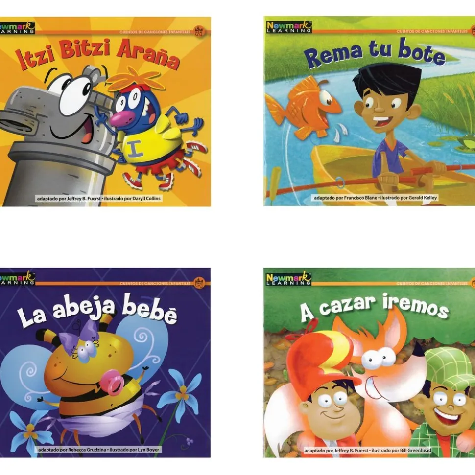 Rising Readers Fiction: Nursery Songs And Stories - Spanish