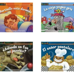 Rising Readers Fiction: Nursery Songs And Stories - Spanish