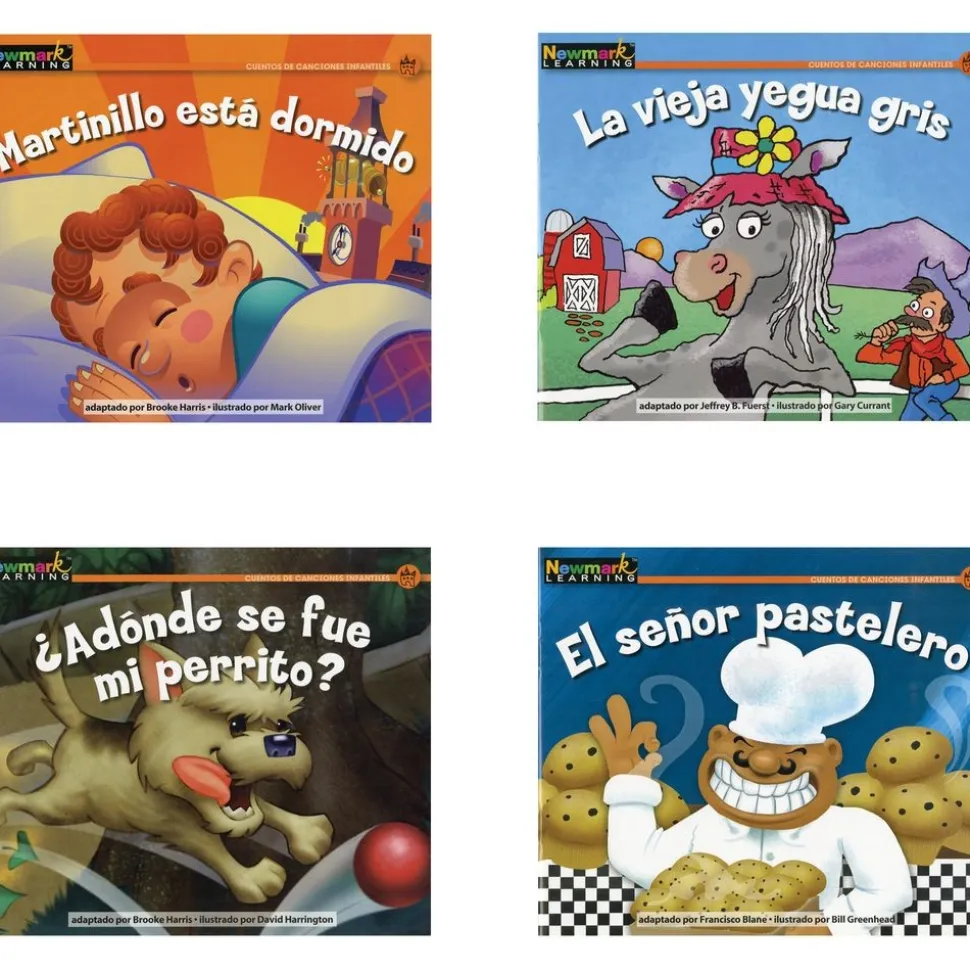 Rising Readers Fiction: Nursery Songs And Stories - Spanish