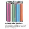 Rolling Butcher Roll Rack