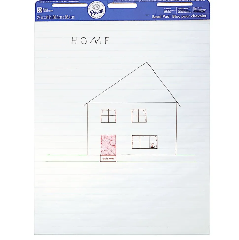 1" Ruled Chart Tablet - 50 Sheets