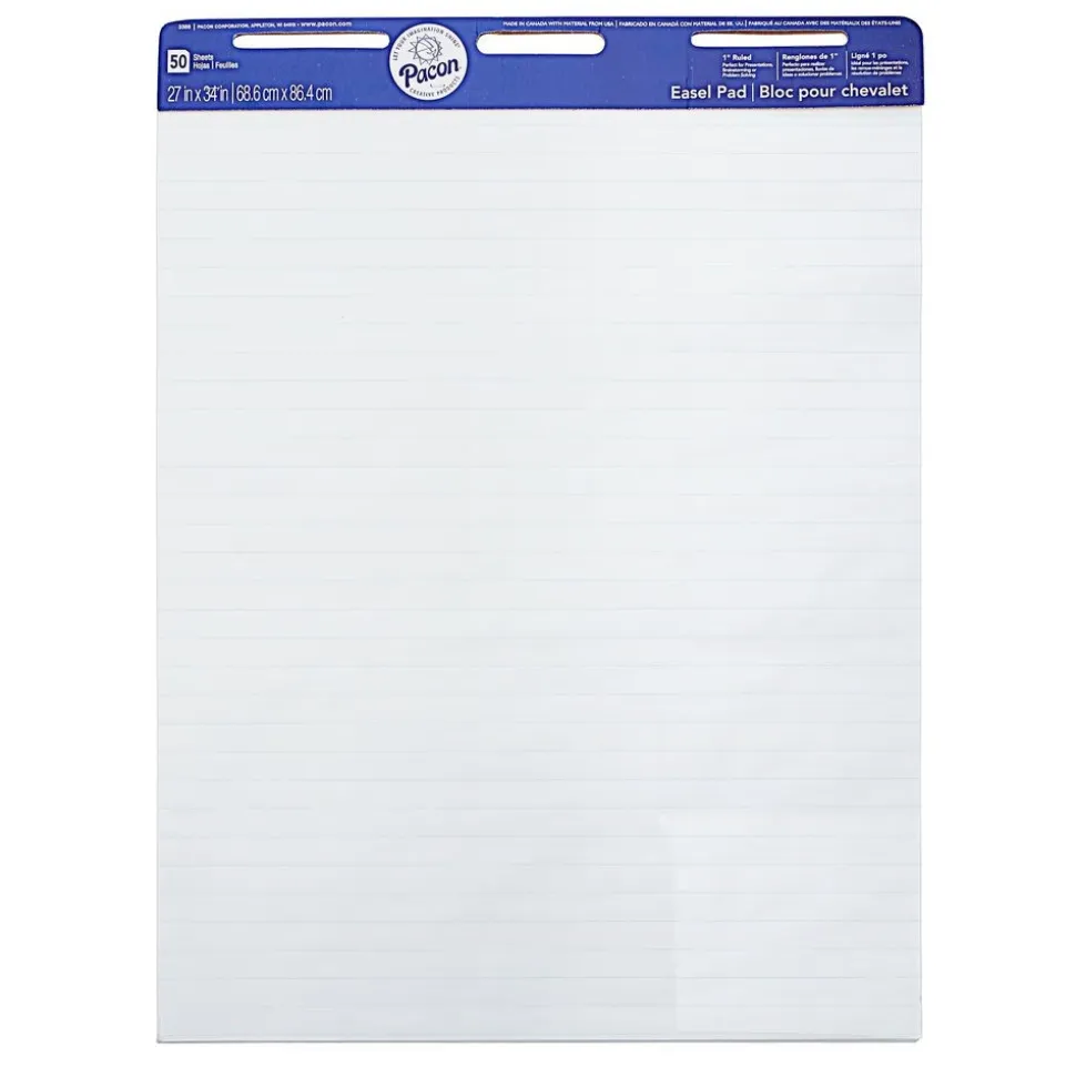 1" Ruled Chart Tablet - 50 Sheets