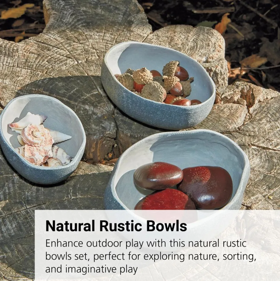Rustic Bowls - Set of 3