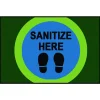 Sanitize Here Dot Rug, 4' x 6'