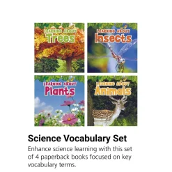 Science Vocabulary Paperback Books - 4 Titles