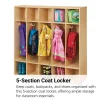 5-Section Coat Locker Ready to Assemble