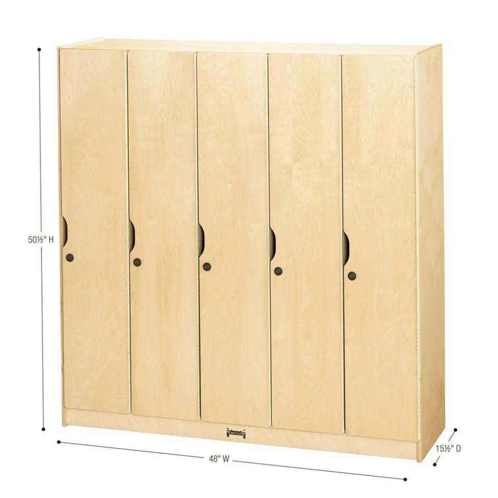 5 Section Locker with Doors