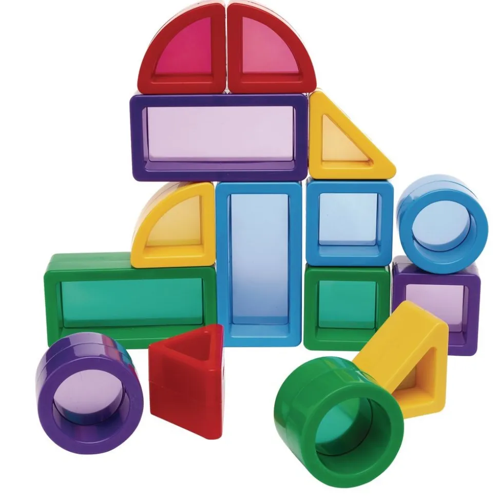 See-Through Colored Blocks Set of 15