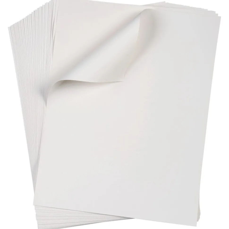Self Adhesive Dry Erase Sheet 8.5"x11"- 30 Pack