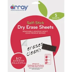 Self Adhesive Dry Erase Sheet 8.5