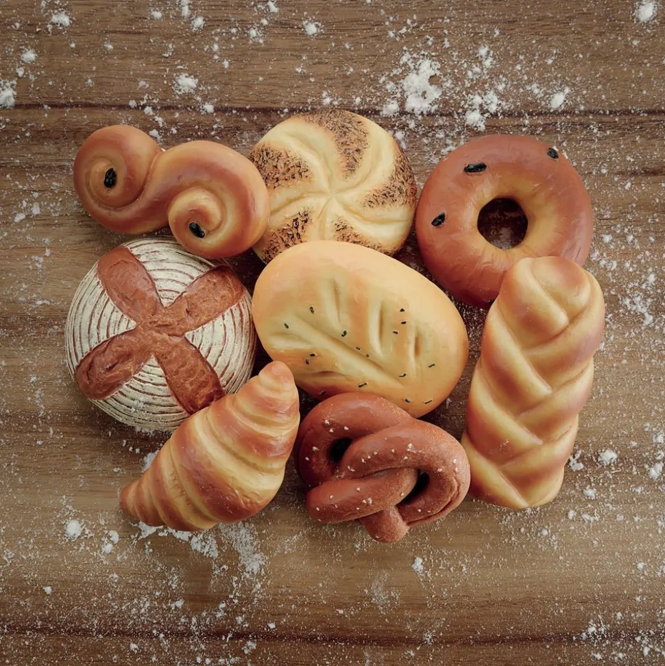 Sensory Outdoor Breads of The World Play Stones - Set of 8