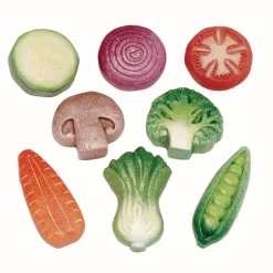 Sensory Outdoor Play Stones- Vegetables Set of 8