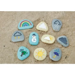 Sensory Weather Stones - 10pcs