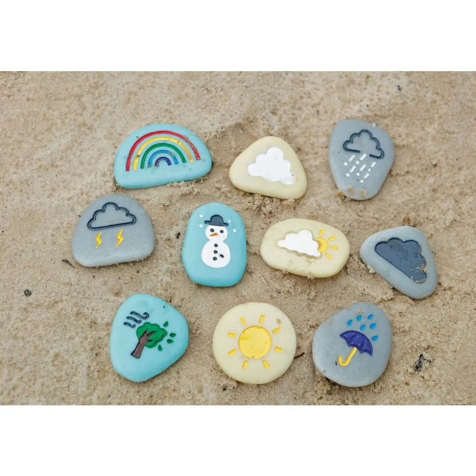 Sensory Weather Stones - 10pcs