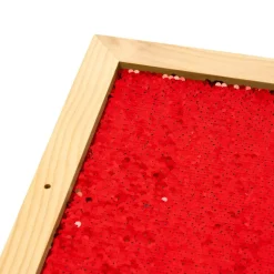 Sequin Motor Skills Frame- Red 14