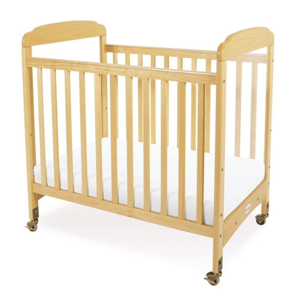 Serenity™ Adjustable Clear View Crib Natural
