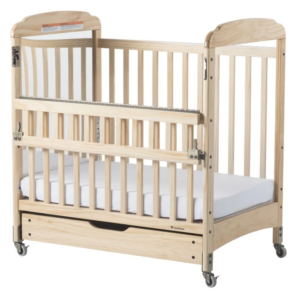 Serenity SafeReach® Side Compact Clear View Crib