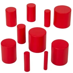Set of Knobless Cylinders