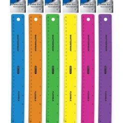Shatterproof Flexible Rulers 12" - Set Of 12
