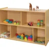 2-Shelf Storage Unit, 30"H - Maple/Maple, Assembled