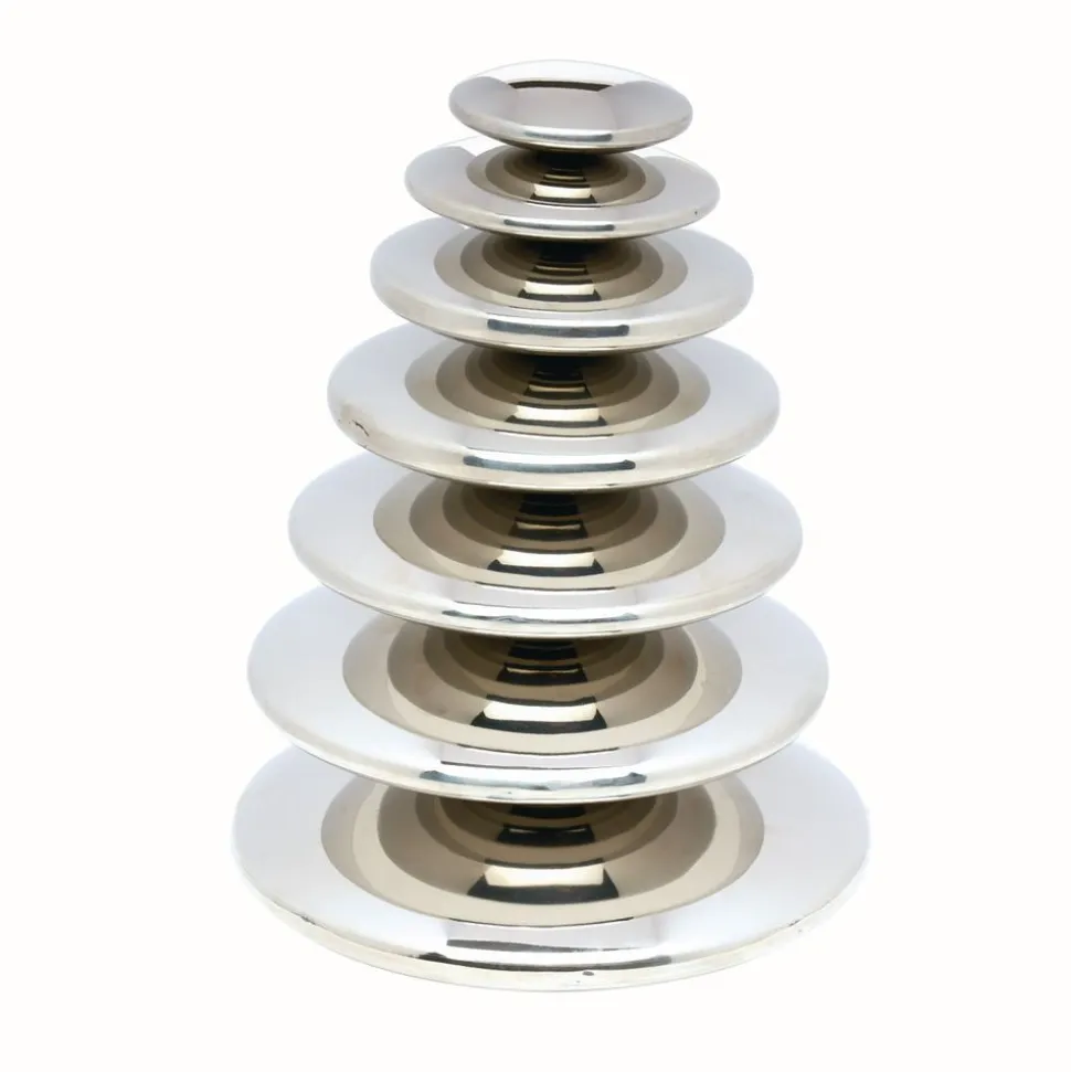 Silver Sensory Buttons - Set of 7