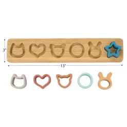 Simply Silicone Bamboo 6-Piece Sorter
