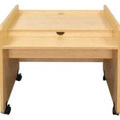 Single Just-My-Size Computer Desk - Maple/Maple, Ready to Assemble