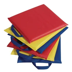 Single Student Square Sit Upons, Easy to Clean and Disinfect - Set of 6