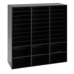 27-Slot Mail And Supplies Center With 6 Cubbies