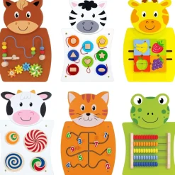 Small Animal Friends Sensory Panels - Set of 6