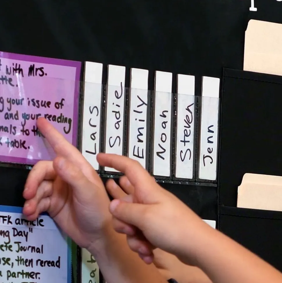 Small Group Management Pocket Chart™ - 1 pocket chart set