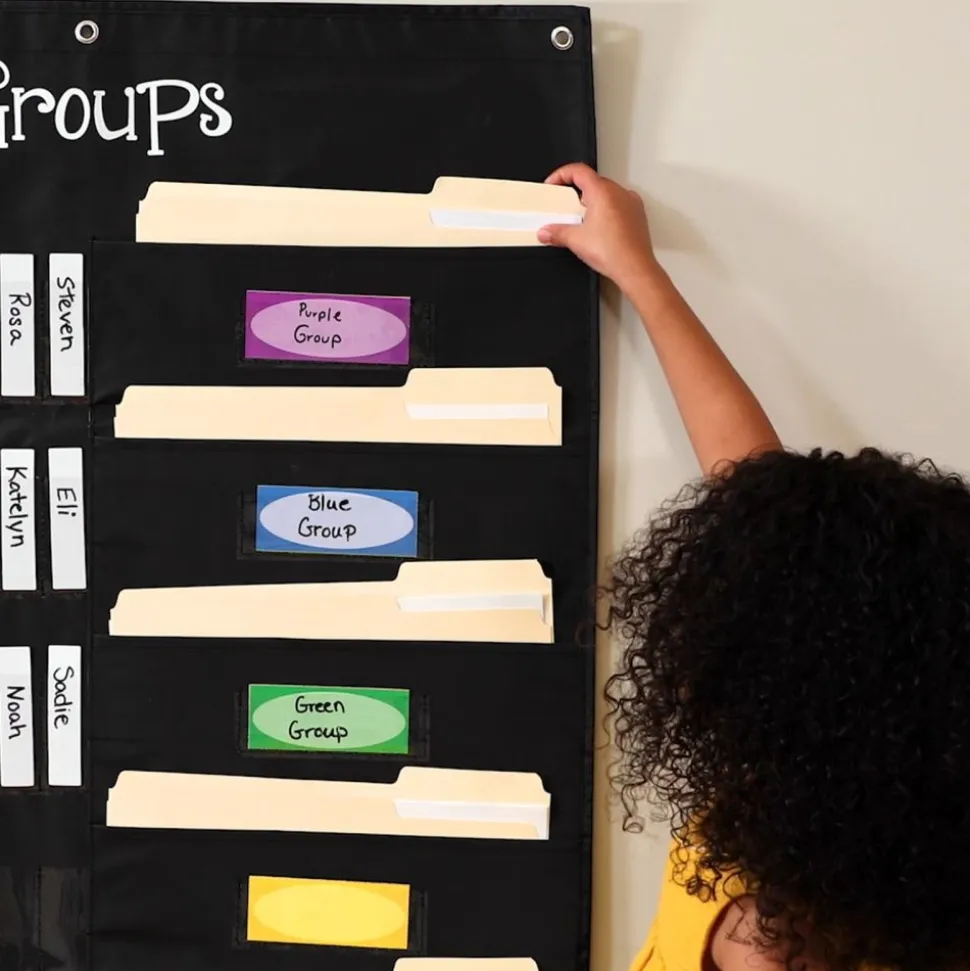 Small Group Management Pocket Chart™ - 1 pocket chart set