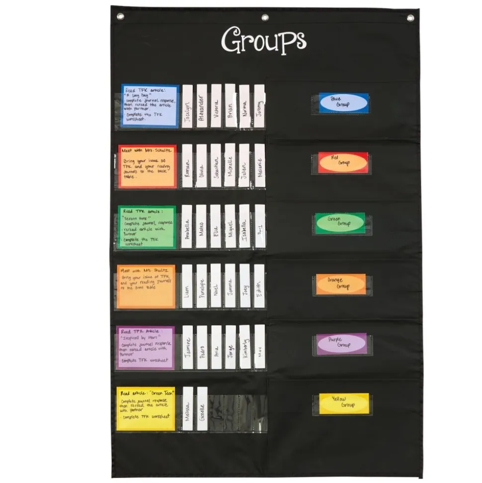 Small Group Management Pocket Chart™ - 1 pocket chart set