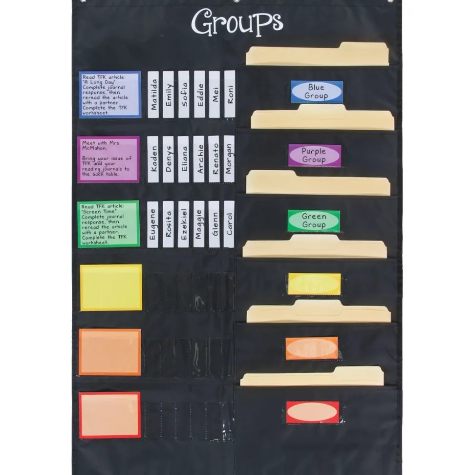 Small Group Management Pocket Chart™ - 1 pocket chart set